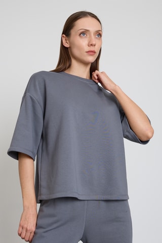 T-shirt oversize - Anthracite