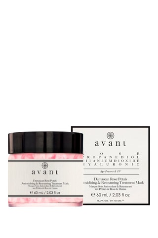 Masque soin anti-oxydant et retexturant aux pétales de rose de Damas - 60 ml