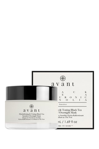 Masque de nuit hydra-raffermissant et tonifiant au thé noir - Peaux sensibles - 50 ml