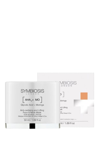 Masque anti-oxydant et lifting visage et cou - Acide glycolique + Moringa 50 ml