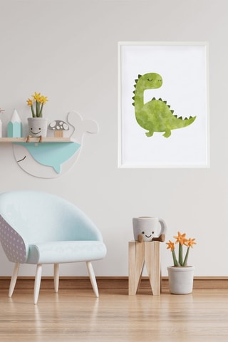 Quadro - 33 x 43 x 2 cm - Bianco e verde