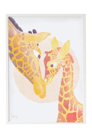 Quadro - 33 x 43 x 2 cm - Bianco e Giallo