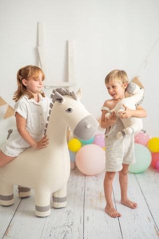 Peluche cavallo Amigurumis Maxi - Dalla nascita