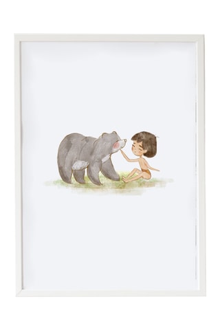 Quadro - 33 x 43 x 2 cm - Bianco e grigio