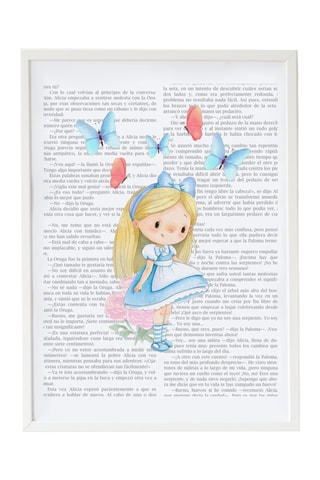 Quadro Alice nel Paese delle Meraviglie - 33 x 43 x 2 cm - Multicolore