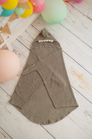 Asciugamano con cappuccio - 148 x 2 x 108 cm - Grigio