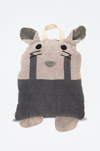 Coperta-cuscino topolino - 85 x 145 x 2 cm - Grigio