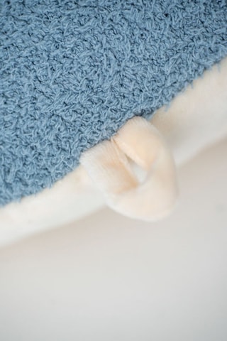 Cuscino peluche musicale razza Ocean - Celeste