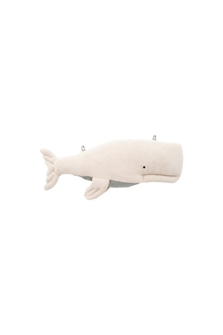 Cuscino peluche musicale beluga Ocean - Beige