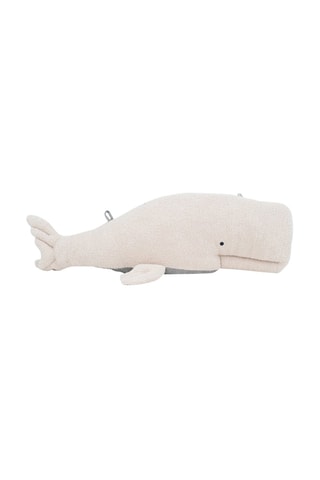 Cuscino peluche musicale beluga Ocean - Beige