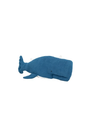 Cuscino peluche musicale beluga Ocean - Blu scuro