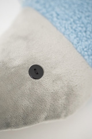 2 cuscini peluche musicali pesci Ocean - Blu