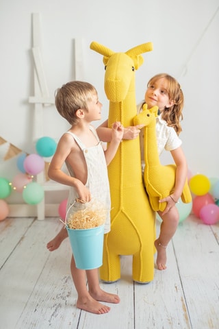 Duo peluche giraffe Amigurumis Maxi & Mini - Dalla nascita