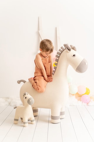 Duo peluche giumente Amigurumis Maxi & Mini - Dalla nascita