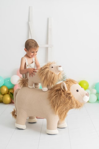 Duo peluche leoni Amigurumis Maxi & Mini - Dalla nascita