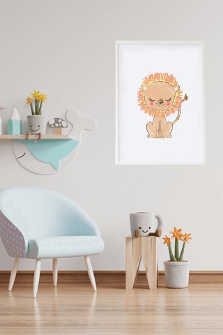 Quadro - 33 x 43 x 2 cm - Bianco e beige