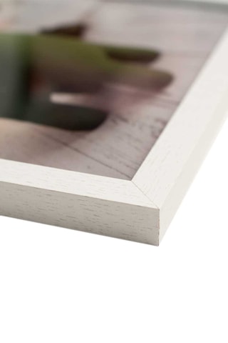 Quadro - 33 x 43 x 2 cm - Bianco e rosa