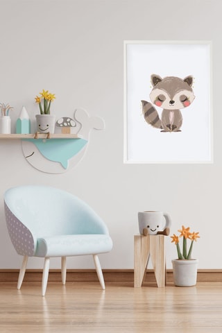 Quadro - 33 x 43 x 2 cm - Bianco e grigio