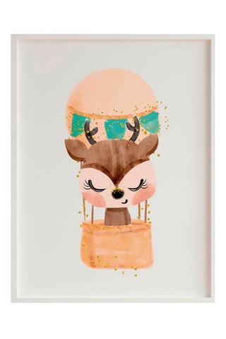 Quadro - 33 x 43 x 2 cm - Bianco e beige