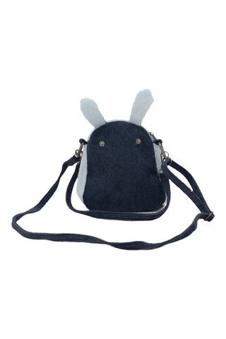 Borsa a tracolla con orecchie in velluto - Blu - Da 2 anni