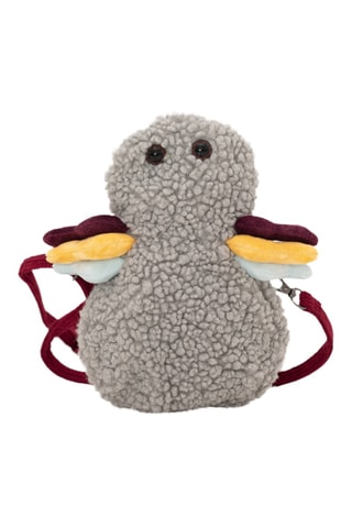 Borsa a tracolla in velluto - Grigio chiaro - Da 2 anni