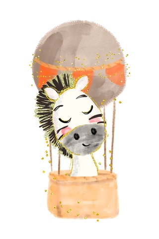 Póster - 33 x 43 x 2 cm - Beige y marrón