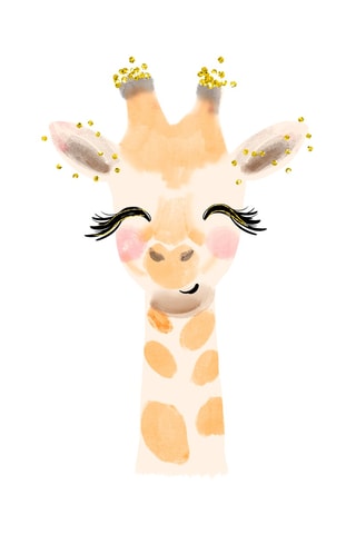 Póster - 33 x 43 x 2 cm - Beige y dorado