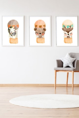 3 poster - 33 x 43 x 2 cm