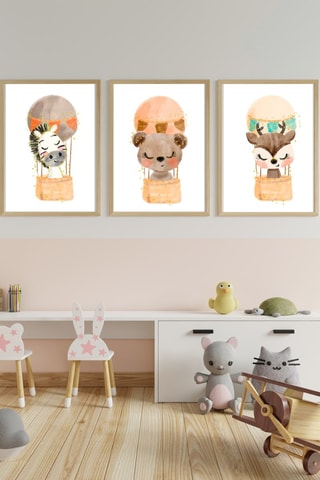 3 poster - 33 x 43 x 2 cm