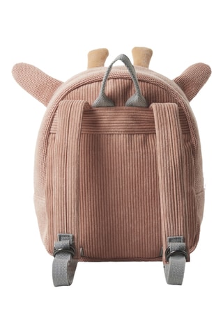 Zaino con orecchie in velluto - Rosa - Da 2 anni