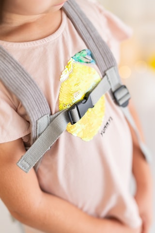 Zaino con orecchie - Grigio - Da 2 anni