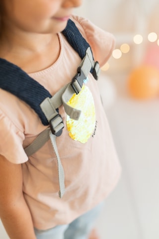 Zaino con orecchie - Azzurro - Da 2 anni