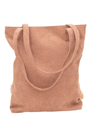 Shopping bag in velluto - Marrone - Da 5 anni