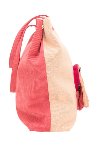 Shopping bag in velluto - Marrone - Da 5 anni