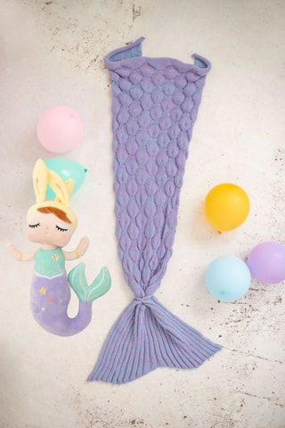 Coperta e peluche sirena - Da 3 anni