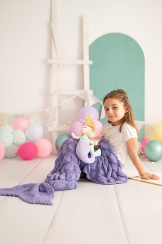 Coperta e peluche sirena - Da 3 anni