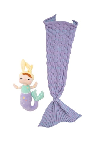 Coperta e peluche sirena - Da 3 anni