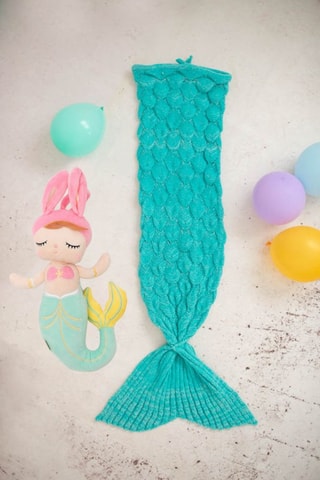 Coperta e peluche sirena - Da 3 anni