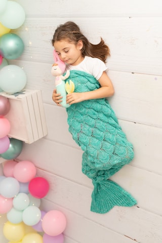 Coperta e peluche sirena - Da 3 anni