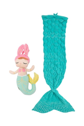 Coperta e peluche sirena - Da 3 anni