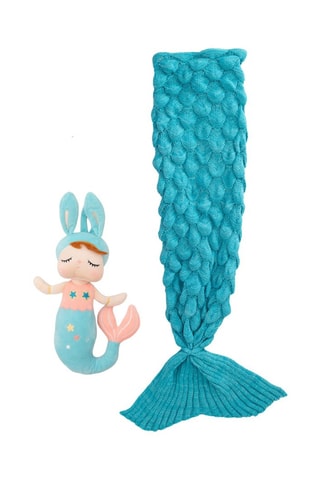 Coperta e peluche sirena - Da 3 anni