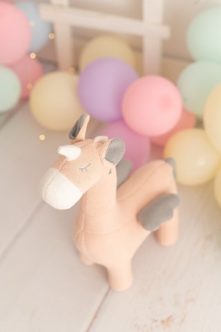 Mini-peluche unicorno - Da 18 mesi