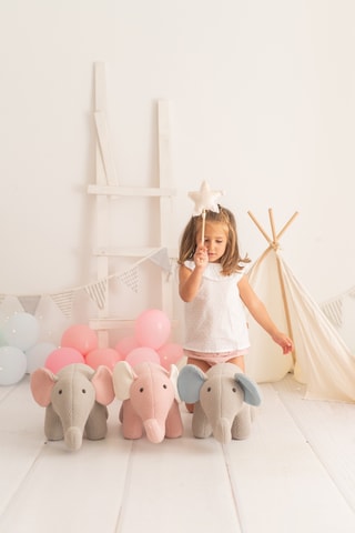 Mini-peluche elefante - Da 18 mesi