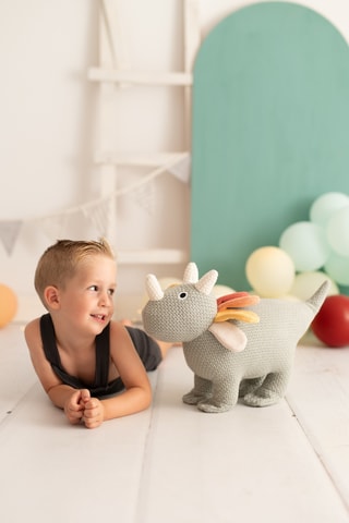 Peluche dinosauro triceratopo - Da 18 mesi