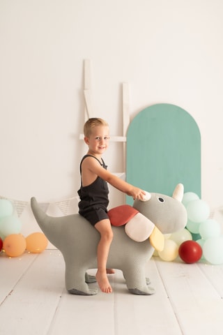 Peluche dinosauro da montare in pino - Da 18 mesi