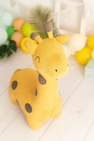 Peluche giraffa da montare in pino - Da 18 mesi