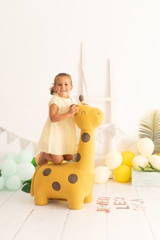 Peluche giraffa da montare in pino - Da 18 mesi