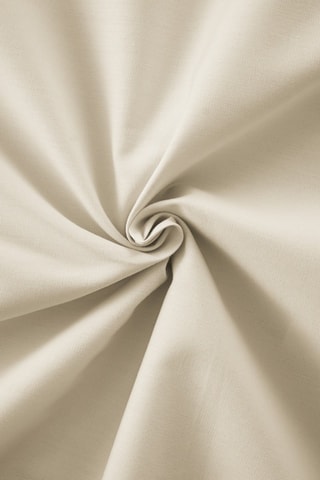 Taie de traversin en percale de coton 80 fils/cm² Bally  - Sable