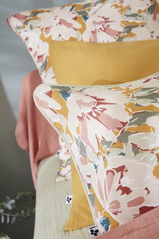 Taie d'oreiller Clarence - Marron et beige