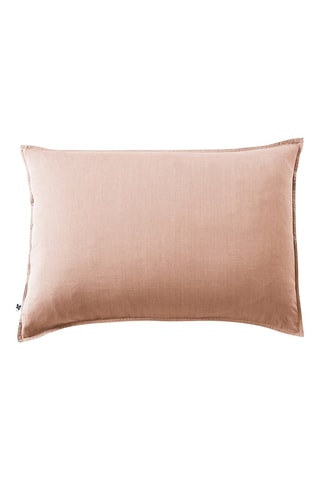 Taie d'oreiller en lyocell 57 fils/m² Lysandre - Rose poudré